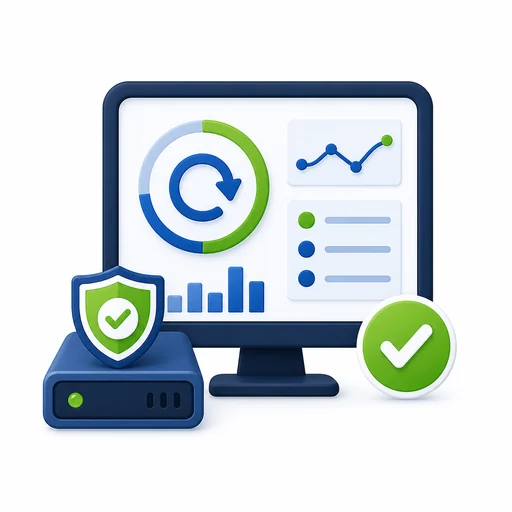 Backup monitoring and recovery checks